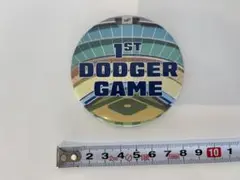 ドジャース　初来場記念缶バッジ