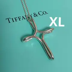 【TIFFANY】XLクロスネックレス【ロングチェーン】