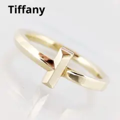 Tiffany ティファニー Tワン ナロー リング YG ジュウル