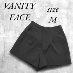 VANITY FACE ショート丈パンツ ブラック M 裏地あり 脚長 美脚