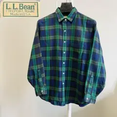【レア】L.L.Bean チェックシャツ　レディース　80年代