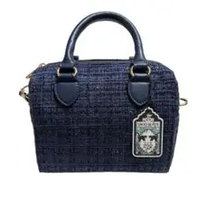 【新品】SHOO・LA・RUEミニボストン　ネイビーラメ500㍉ペットボトル⭕️
