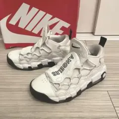W NIKE AIR MORE MONEY LX 24.5cm / ナイキ 白