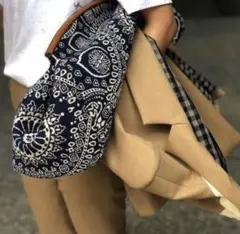 A VACATION Pillow Indigo /クラッチバッグ