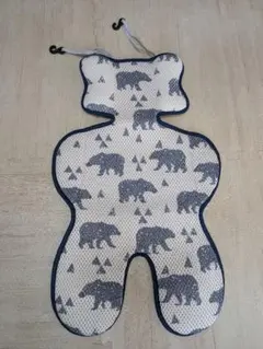 クマ柄 メッシュ チャイルドシートカバー