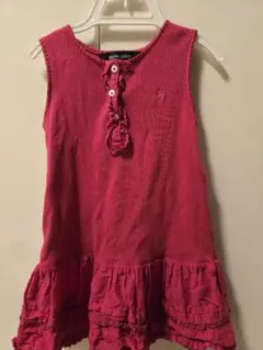 Ralph Lauren（ラルフローレン） ピンク ノースリーブ ワンピース