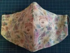 ハンドメイド　立体マスク　ノーズワイヤー　フィルターポケット付　25J12