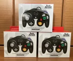 ニンテンドーゲームキューブコントローラー スマブラブラック 3個