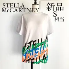 STELLA McCARTNEYステラマッカートニー マルチカラー ロゴTシャツ