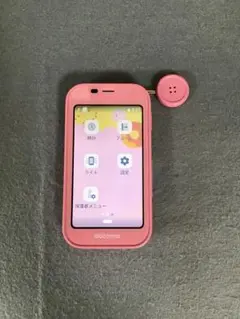 美品　docomo キッズケータイ　ピンク