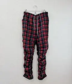 美品　rovtski チェック　フリーサイズ　トラックパンツ　ロフトスキー