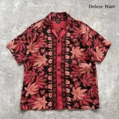 【Deluxe Ware】デラックスウエア リネン オープンカラーアロハシャツ