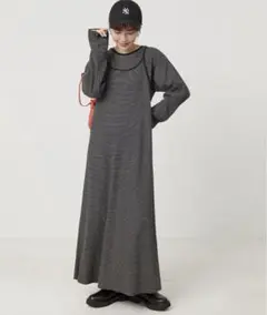 【美品】FREAK'S STORE セルフカットリブキャミワンピース