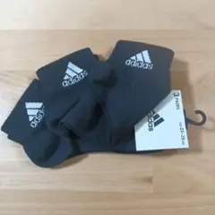 adidas メンズ レディース　スポーツソックス 3足セット23〜25cm