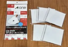 A−one CD/DVDラベルシール マット紙、Victor 映像用DVD-R