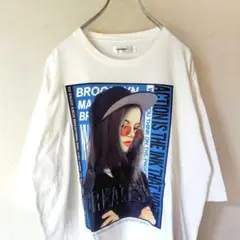 【RAGOUT】 古着 グラフィックプリント Tシャツ Lサイズ 袖長め