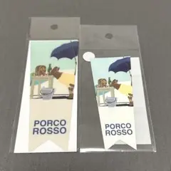 ジブリの立体造型物展 しおり ステッカー 紅の豚 ポルコ