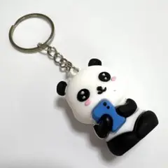 バッグチャーム キーホルダー キーリング パンダ 動物 アニマル 手のひらサイズ