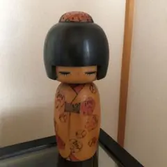 富所ふみを　こけし　中古品 富所ふみを こけし 品