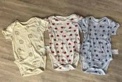 【UNIQLO×LISA LARSON】 半袖ボディスーツ 3枚セット
