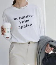 ディスコート☆カールロゴTシャツ☆ロンT☆ホワイト