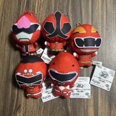 スーパー戦隊シリーズ レッド ちびぐるみ 祝50周年 全5点セット