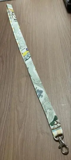 ハンドメイドネックストラップ☆長めたすき掛け用☆120☆ねこ