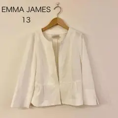 MB0300 EMMA JAMES　ジャケット　ホワイト　薄手　13号　　春秋