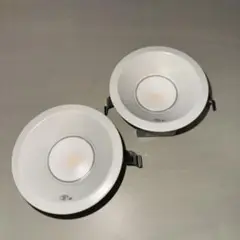 白熱灯60W相当　ダウンライト（DAIKO　DDL-6102AW） 2個セット