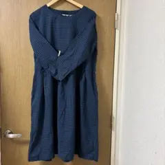 タグ付未使用サンバレーギンガムチェックワンピース