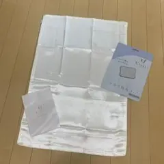 新品　袋・説明書付き　天然シルク　枕カバー　43*63