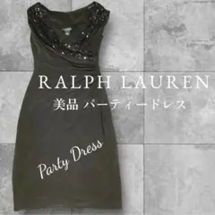 Ralph Lauren パーティードレス 黒 サイズ4 美品 ✨美品✨POLO RALPH LAUREN プリーテッド サテン ドレス - メルカリ