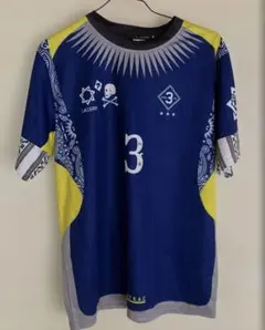CALDEIRA キャルデラ　プラシャツ　Lサイズ スカル　フットサル　サッカー