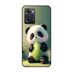 OPPO Reno 7A 9A 通用　ソフトケース　軽量　指紋防止　パンダ
