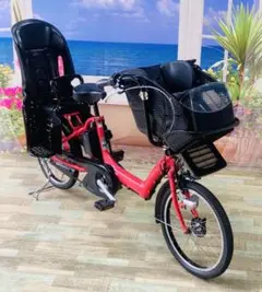 3241 電動自転車ブリヂストン子供のせ 20インチ 12Ah 超高性能 ピンク