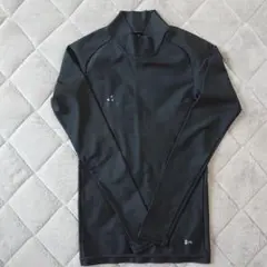 【値下げ 中古品】adidas キッズ ブラック タートルネック ラッシュガード