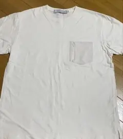 NOLLEY'S Light ホワイト Tシャツ ジッパーポケット付き