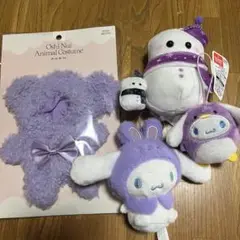 推し活　パープル　シナモロール　ゆきだるま　推しぬい着ぐるみ　3coins