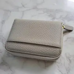 ラシエム　ミニ財布　 モスグレー