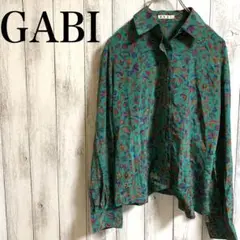 GABI ガビ　長袖シャツ ブラウス　総柄