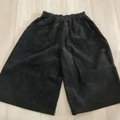 黒 コーデュロイ 半ズボン 130cm
