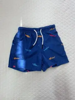 水着　スイムパンツ　110cm 5歳　6歳　青　ブルー　サメ　水遊び