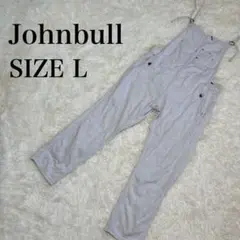 Johnbull ジョンブル フレンチ サロペット L グレー オールインワン