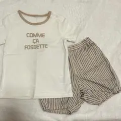 【COMME CA FOSSETTE】Tシャツ&ショートパンツセット