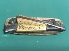 提物①　胴乱　煙草入れ　前金具　根付　緒締　煙管筒　袋　和骨董　アンティーク 2025年最新】煙草入れ前金具の人気アイテム - メルカリ
