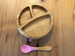 アバンシー　Avanchy Bamboo 離乳食プレート　スプーン