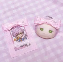 B8 デコケース トレカケースデコ ヘッドドレス おまんじゅう リボン セット