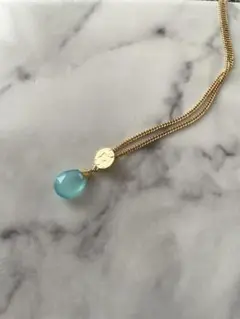 ≪AZUNI LONDON≫ 「Kate」 スモールドロップペンダント