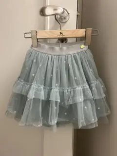 ★値下げ【kate spade】ミントグリーン フリルチュールスカート