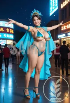 リオのカーニバル風 巨乳グラマラス美女 ビキニ姿の華やか写真集 リ5805_30